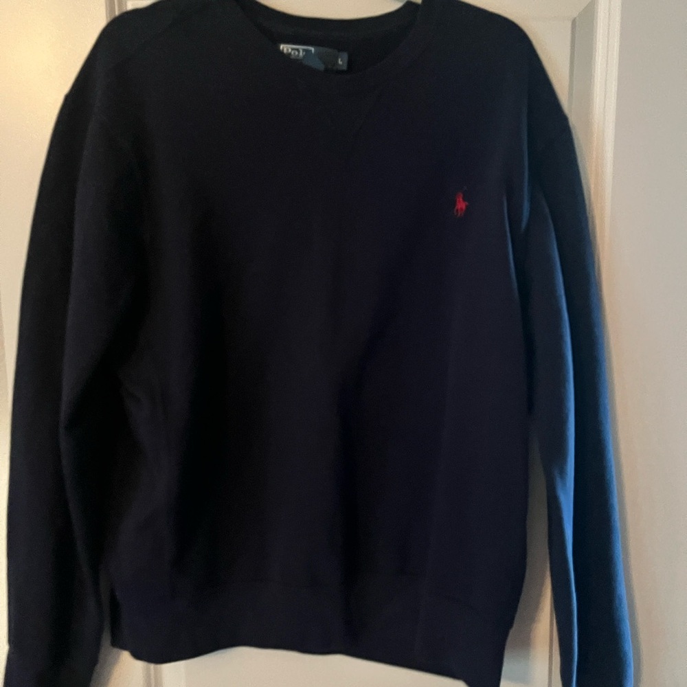 Ralph Lauren Navy Crewneck Sweater